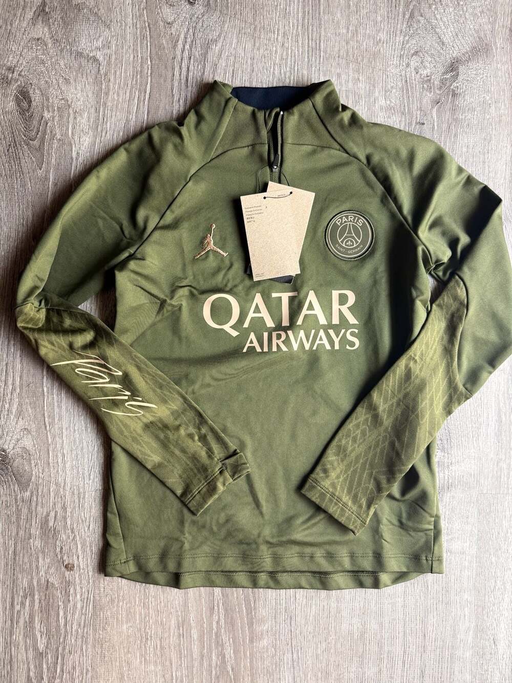 Jordan Paris Saint-Germain Kids Dri-FIT Strike Fourth Drill Top